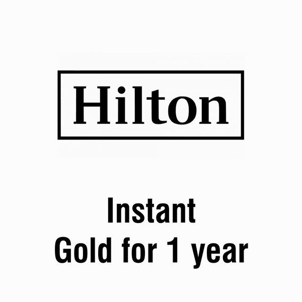 Instant Hilton Gold Status for 1 Year