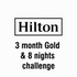 Hilton Gold Status for 90 Days and Diamond Challenge