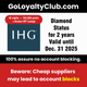 IHG Diamond status duration 2 years till Dec. 31st, 2025