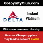 Instant Delta Platinum and SkyTeam Elite Plus Status